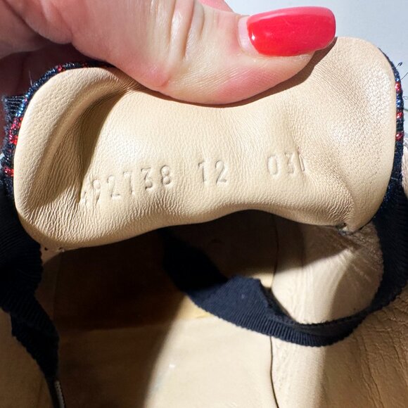 Gucci GG Glitter Bee Sneakers (Men’s) - Picture 5 of 10